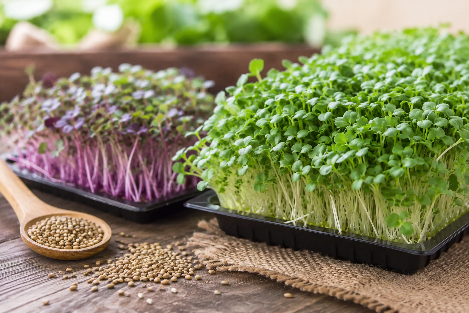 Organic Microgreens Farming