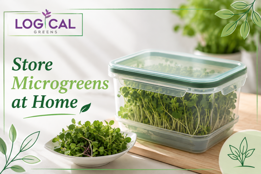 Store Microgreens at Home